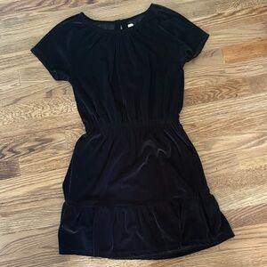 GapKids Velvet Black Mini Dress